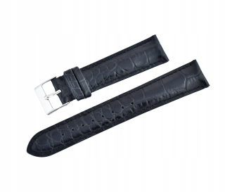 Remienok na hodinky 24MM Universal BLACK Leather ALGATOR - Teleskopy